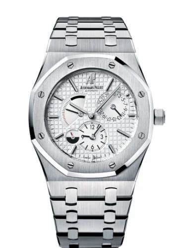 Audemars Piguet Royal Oak Dual Time Stainless Steel / Silver 26120ST.OO.1220ST.01