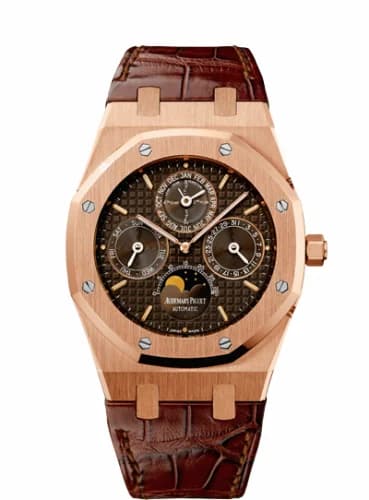 Audemars Piguet Royal Oak Perpetual Calendar Pink Gold / Brown / Strap 26252OR.OO.D092CR.01