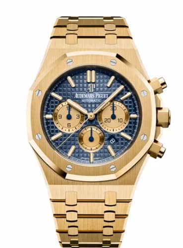 Audemars Piguet Royal Oak Chronograph 41 Yellow Gold / Blue / Bracelet 26331BA.OO.1220BA.01