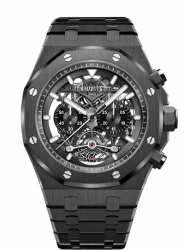 Audemars Piguet Royal Oak 26343 Tourbillon Chronograph Openworked Ceramic 26343CE.OO.1247CE.01