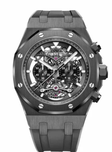 Audemars Piguet Royal Oak 26343 Tourbillon Chronograph Openworked Ceramic / Rubber 26343CE.OO.D002CA.01