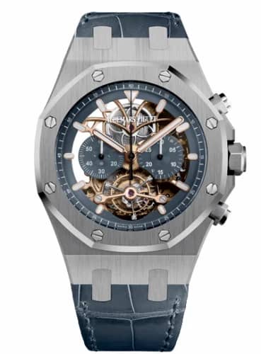 Audemars Piguet Royal Oak Tourbillon Chronograph Openworked Platinum 26347PT.OO.D315CR.01