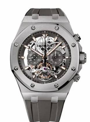 Audemars Piguet Royal Oak Tourbillon Chronograph Openworked Titanium / Boutique Edition 26347TI.GG.D004CA.01