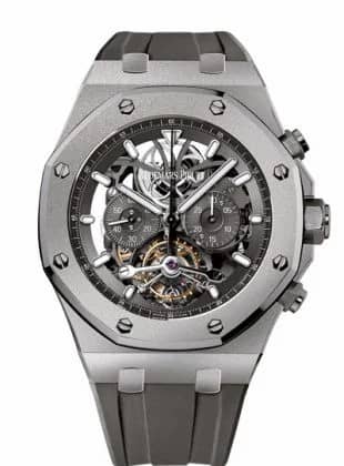 Audemars Piguet Royal Oak Tourbillon Chronograph Openworked Titanium / Boutique Edition 26347TI.GG.D004CA.02