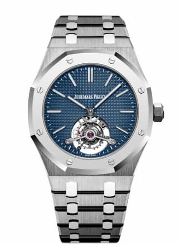 Audemars Piguet Royal Oak Ultra Thin Tourbillon Titanium / Platinum / Blue 26510IP.OO.1220IP.01