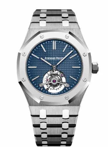 Audemars Piguet Royal Oak Ultra Thin Tourbillon Titanium / Platinum / Blue 26510IP.OO.1220IP.01