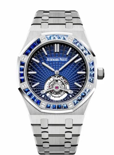 Audemars Piguet Royal Oak Ultra Thin Tourbillon Platinum / Smoked Blue Evolutive / Sapphire 26521PT.YY.1220PT.01