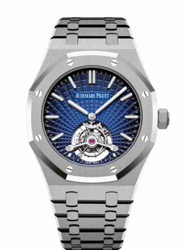 Audemars Piguet Royal Oak Ultra Thin Tourbillon Titanium / Smoked Blue Evolutive / Yoshida 26522TI.OO.1220TI.01