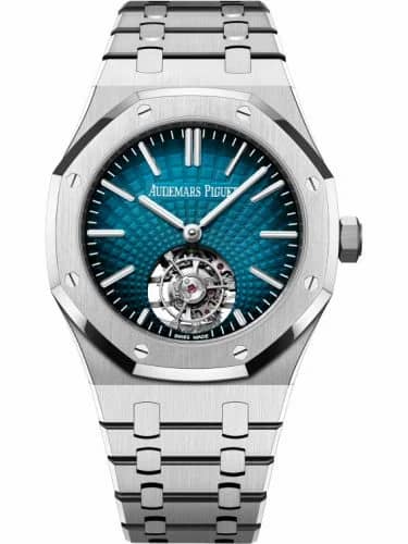 Audemars Piguet Royal Oak Self-Winding Flying Tourbillon Stainless Steel / Blue 26530ST.OO.1220ST.99