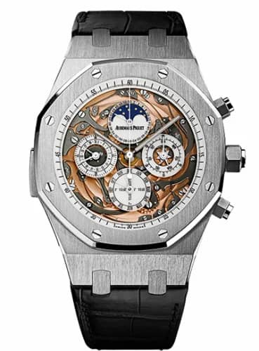 Audemars Piguet Royal Oak Grande Complication Openworked White Gold / Strap 26552BC.OO.D002CR.01
