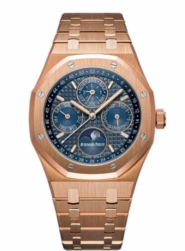 Audemars Piguet Royal Oak Perpetual Calendar 41 Pink Gold / Blue 26574OR.OO.1220OR.02