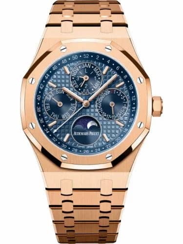Audemars Piguet Royal Oak Perpetual Calendar 41 Pink Gold / Blue 26574OR.OO.1220OR.03