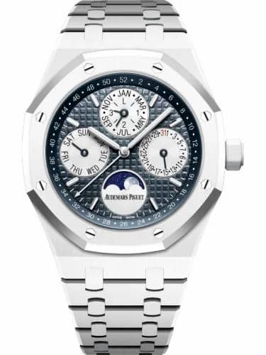Audemars Piguet Royal Oak Perpetual Calendar 41 White Ceramic / Blue 26579CB.OO.1225CB.01
