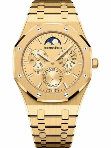Audemars Piguet Royal Oak Perpetual Calendar Ultra Yellow Gold / Champagne 26586BA.OO.1240BA.99