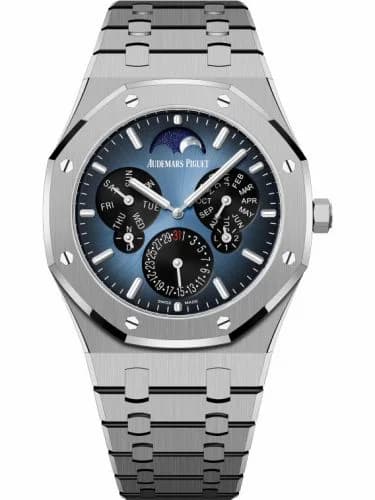 Audemars Piguet Royal Oak Perpetual Calendar Ultra Thin Titanium / Gradient Blue 26586TI.OO.1240TI.01