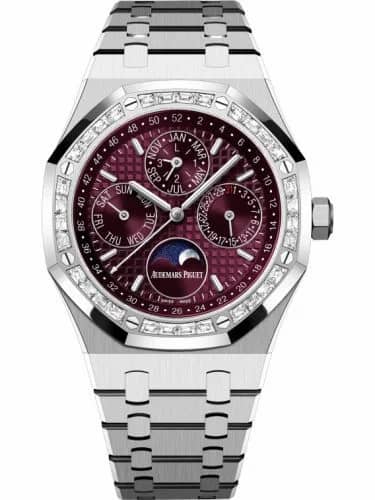Audemars Piguet Royal Oak Perpetual Calendar 41 White Gold - Diamond / Purple 26598BC.ZZ.1220BC.01
