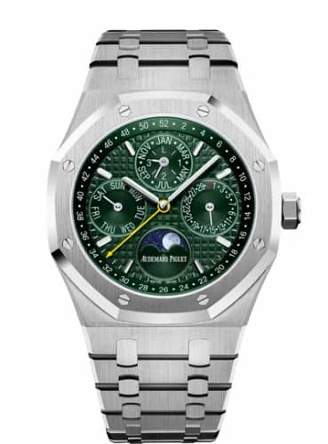 Audemars Piguet Royal Oak Perpetual Calendar 41 Stainless Steel / Green / Unique Timepieces 26606ST.OO.1220ST.01