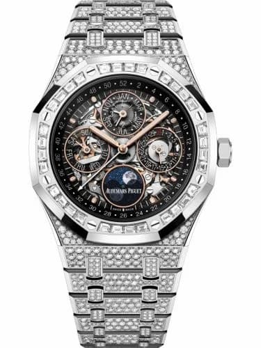 Audemars Piguet Royal Oak Perpetual Calendar 41 White Gold - Diamond / Skeleton 26625BC.ZZ.1223BC.02