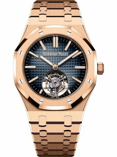 Audemars Piguet Royal Oak Self-Winding Flying Tourbillon Pink Gold / Blue 26730OR.OO.1320OR.02