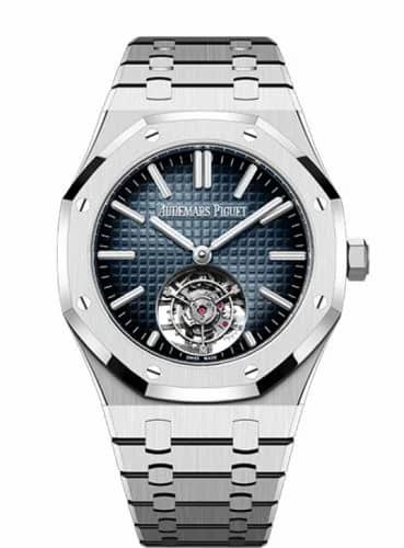 Audemars Piguet Royal Oak Self-Winding Flying Tourbillon Stainless Steel / Blue 26730ST.OO.1320ST.02