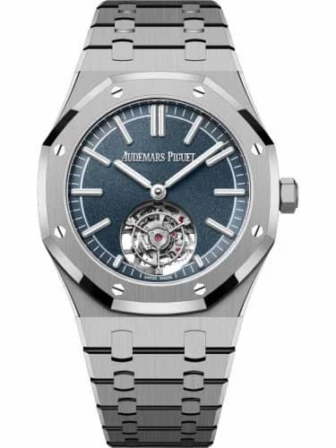 Audemars Piguet Royal Oak Self-Winding Flying Tourbillon Titanium / Blue 26730TI.OO.1320TI.02