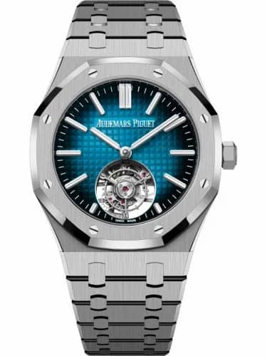 Audemars Piguet Royal Oak Self-Winding Flying Tourbillon Titanium / Blue 26730TI.OO.1320TI.04