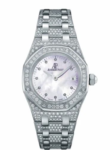 Audemars Piguet Royal Oak 67602 Quartz White Gold / Diamond / MOP / Bracelet 67602BC.ZZ.1212BC.01