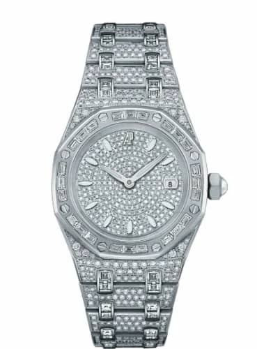 Audemars Piguet Royal Oak 67604 Quartz White Gold / Diamond / Diamond / Bracelet 67604BC.ZZ.1211BC.01