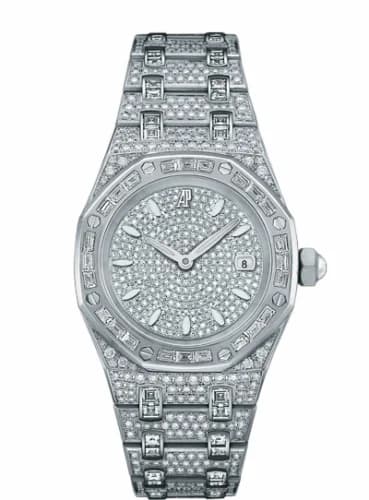 Audemars Piguet Royal Oak 67604 Quartz White Gold / Diamond / Diamond / Bracelet 67604BC.ZZ.1211BC.01