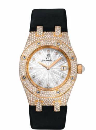 Audemars Piguet Royal Oak 67605 Pink Gold / Diamond / MOP / Strap 67605OR.ZZ.D009SU.01