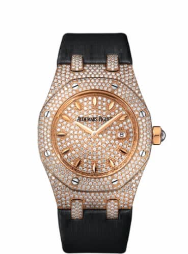 Audemars Piguet Royal Oak Quartz 67625 Pink Gold / Diamond / Diamond / Strap 67625OR.ZZ.D009SU.01