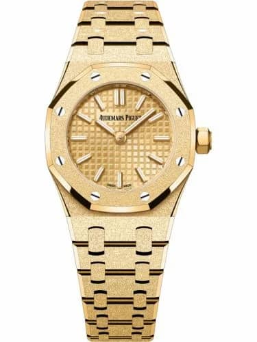 Audemars Piguet Royal Oak Mini Quartz Frosted Yellow Gold / Champagne 67630BA.GG.1312BA.01