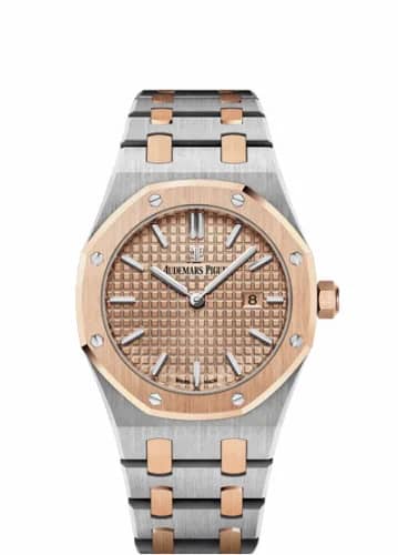 Audemars Piguet Royal Oak 67650 Quartz Stainless Steel / Pink Gold / Pink / Bracelet 67650SR.OO.1261SR.01