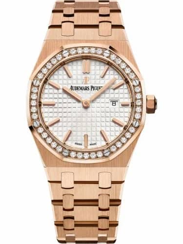 Audemars Piguet Royal Oak 67651 Quartz Pink Gold / Silver / Bracelet 67651OR.ZZ.1261OR.01