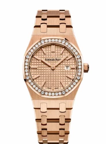 Audemars Piguet Royal Oak 67651 Quartz Pink Gold / Pink / Bracelet 67651OR.ZZ.1261OR.03