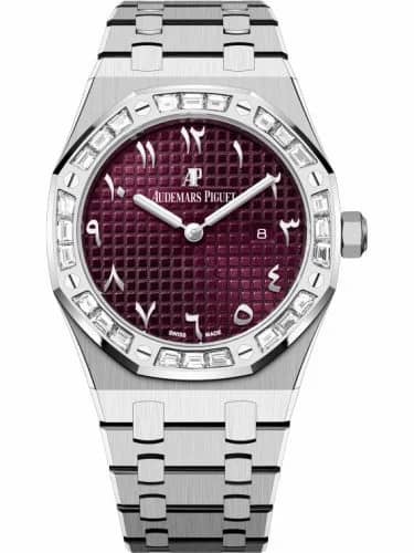 Audemars Piguet Royal Oak 67656 Quartz White Gold / Purple - Eastern Arabic 67656BC.ZZ.1261BC.01