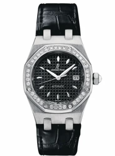 Audemars Piguet Royal Oak Selfwinding 77321 Stainless Steel / Diamond / Black / Alligator 77321ST.ZZ.D002CR.01
