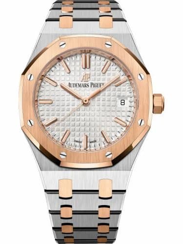 Audemars Piguet Royal Oak Selfwinding 34 Stainless Steel / Red Gold / Silver / Bracelet 77350SR.OO.1261SR.01
