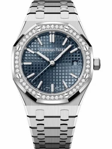 Audemars Piguet Royal Oak Selfwinding 34 Stainless Steel - Diamond / Blue 77451ST.ZZ.1361ST.04