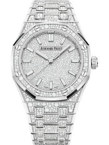 Audemars Piguet Royal Oak Selfwinding 34 White Gold - Snow-Set 77452BC.ZZ.1365BC.01