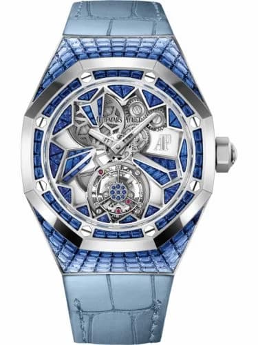 Audemars Piguet Audemars Piguet Royal Oak Concept Flying Tourbillon White Gold / Baguette Sapphire 26228BC.SS.D314CR.01