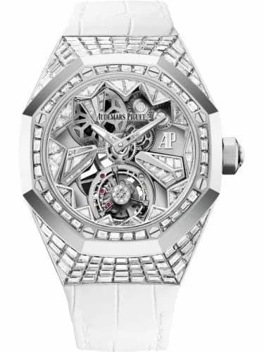 Audemars Piguet Audemars Piguet Royal Oak Concept Flying Tourbillon White Gold / Baguette Diamond 26228BC.ZZ.D011CR.01