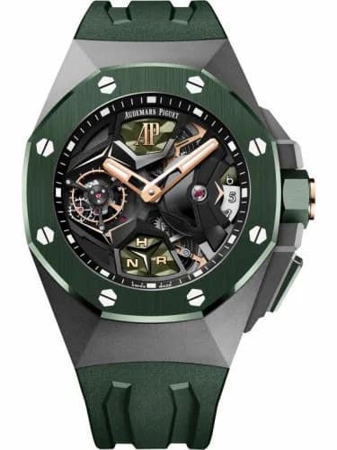 Audemars Piguet Royal Oak Concept GMT Tourbillon Titanium / Green 26589IO.OO.D056CA.01