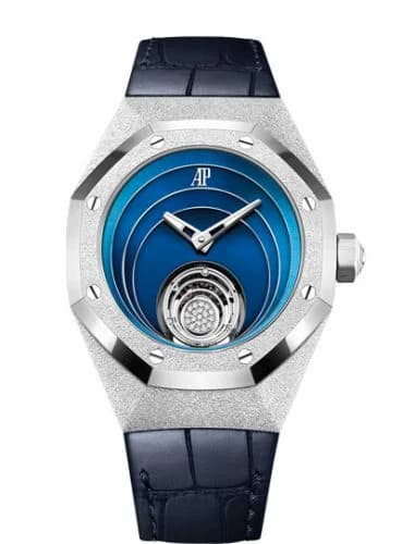 Audemars Piguet Audemars Piguet Royal Oak Concept Frosted Gold Flying Tourbillon White Gold / Blue 26630BC.GG.D326CR.01