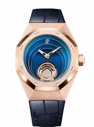 Audemars Piguet Audemars Piguet Royal Oak Concept Frosted Gold Flying Tourbillon Pink Gold / Blue 26630OR.GG.D326CR.01