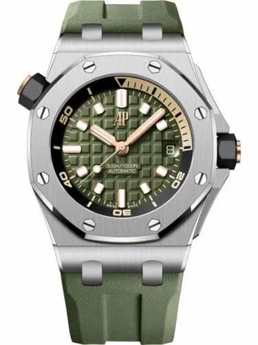 Audemars Piguet Royal Oak Offshore Diver Stainless Steel / Green 15720ST.OO.A052CA.01