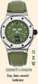 Audemars Piguet Royal Oak OffShore 25808 Full Calendar Green 25808ST.O.0009/08