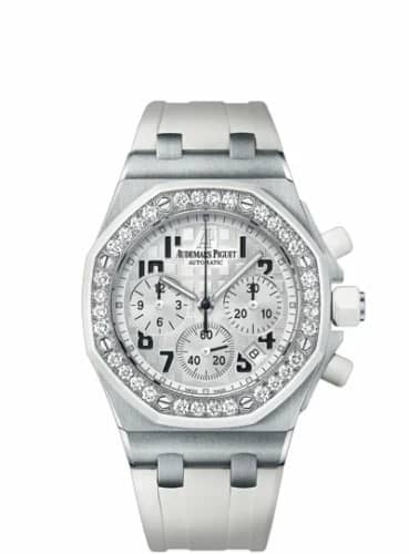 Audemars Piguet Royal Oak OffShore 26048 Lady Chronograph Stainless Steel / White 26048SK.ZZ.D010CA.01