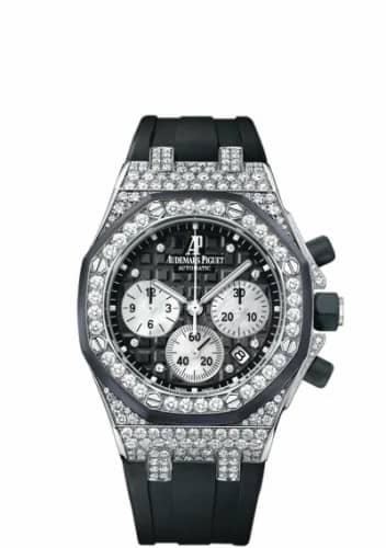 Audemars Piguet Royal Oak Offshore 26092 Lady Chronograph White Gold / Black 26092CK.ZZ.D002CA.01