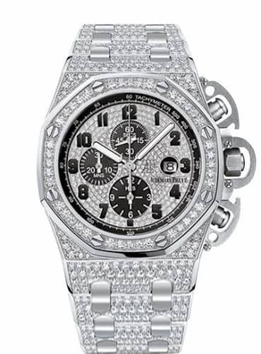 Audemars Piguet Royal Oak OffShore 26215 T3 White Gold / Diamond / Bracelet 26215BC.ZZ.1239BC.01